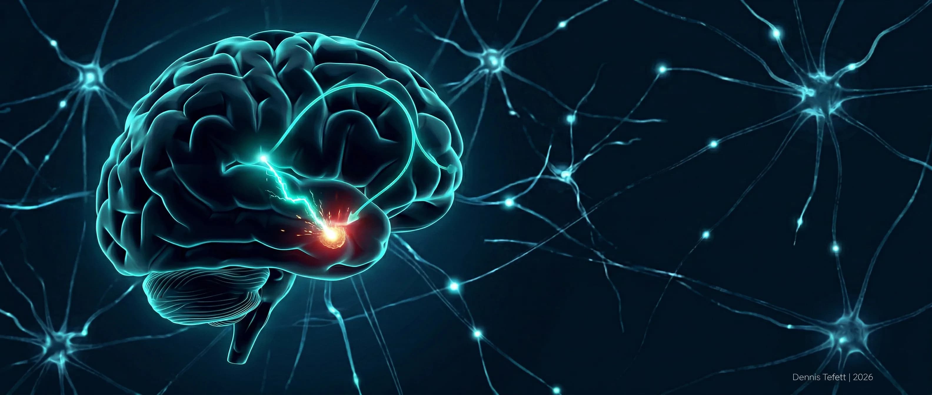 Visualisierung des neuronalen Kurzschlusses: Die Amygdala feuert, bevor der Präfrontale Kortex reagieren kann