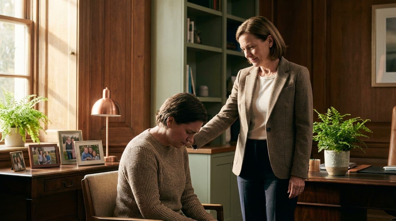 Neurowissenschaftliche Darstellung der drei Empathieformen in der Führung: kognitive Empathie, affektive Empathie und empathische Fürsorge