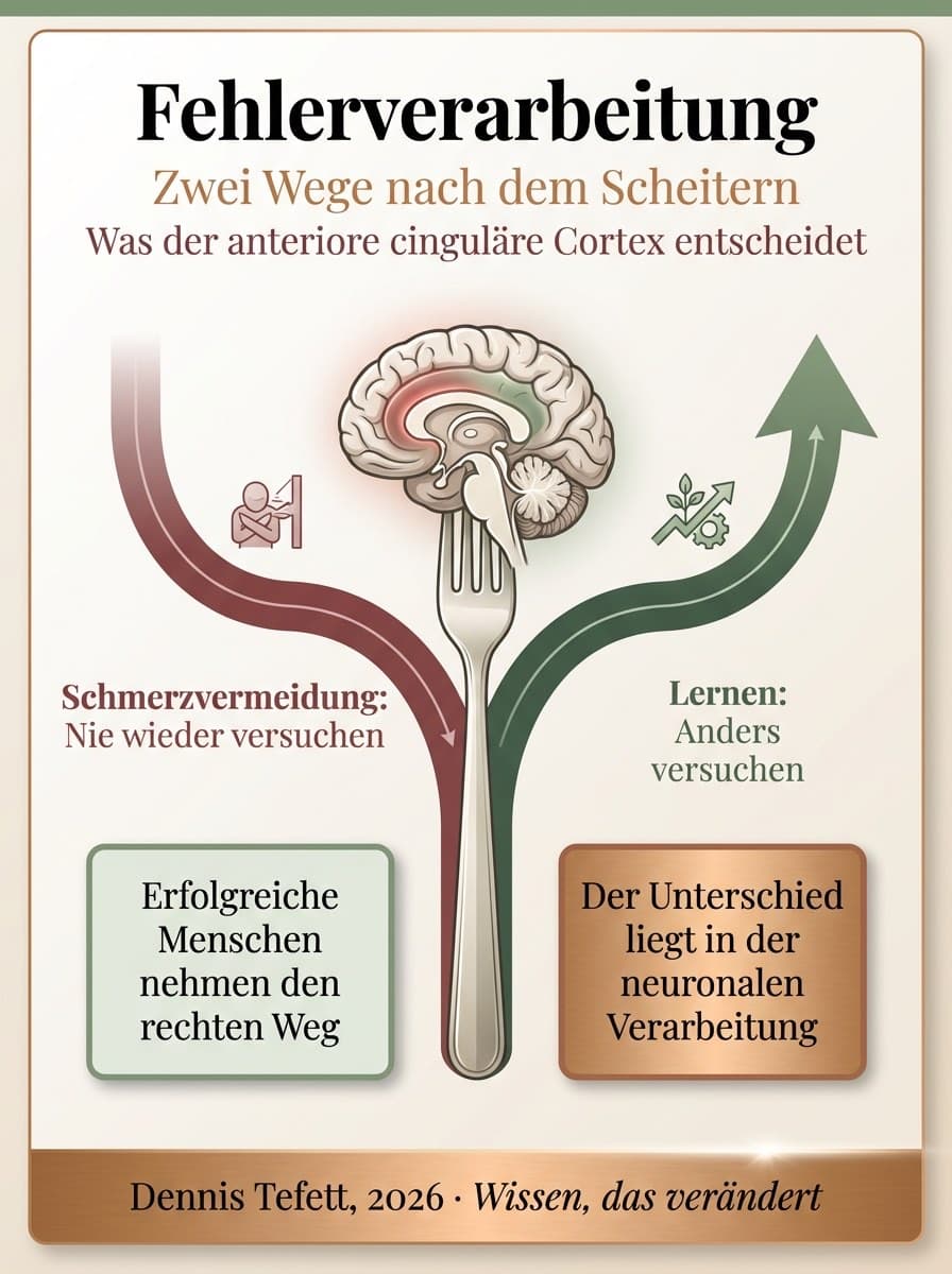 Infografik: Error-Related Negativity und Error Positivity im EEG. Wie Growth Mindset die neuronale Fehlerverarbeitung verändert