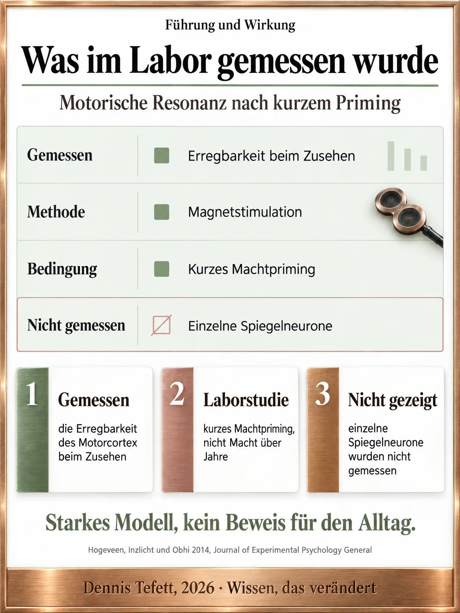 Infografik: Ein Steckbrief in vier Zeilen zu Gemessen, Methode, Bedingung und Nicht gemessen. Die letzte Zeile ist durchgestrichen und eigens umrandet.