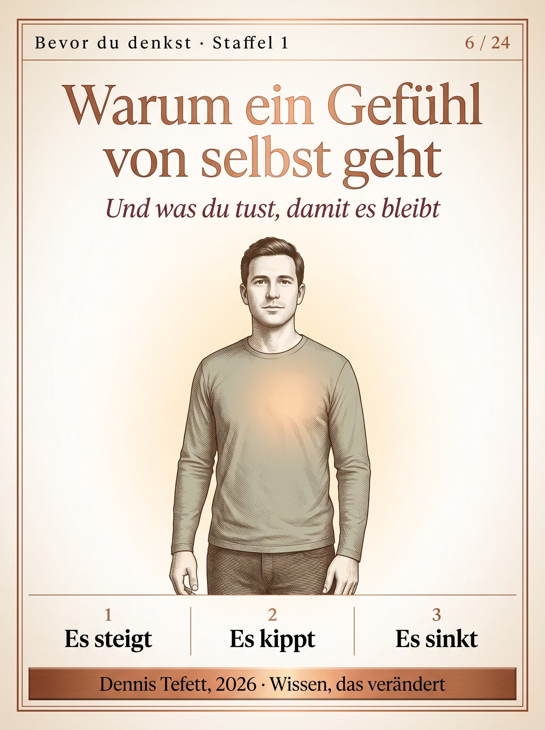 Eine Welle steigt steil auf und legt sich nach rechts in ruhiges Wasser.