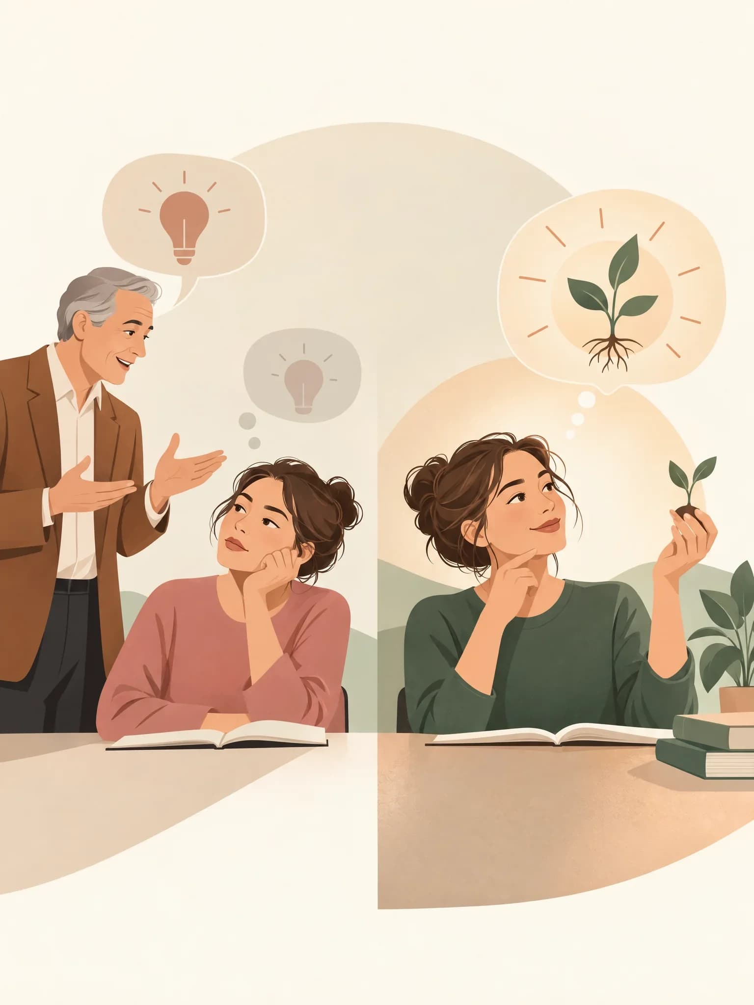Infografik: Der Generationseffekt. Was wir selbst finden, eine eigene Einsicht, bleibt besser haften als das, was man uns sagt.