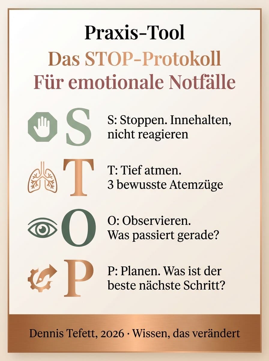 Infografik: Das Window of Tolerance und emotionale Agilität im Führungskontext, Dennis Tefett Coaching