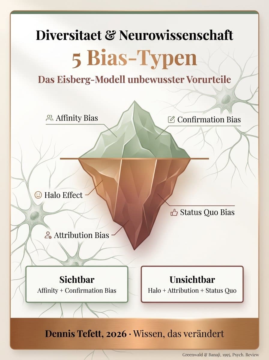 Unconscious Bias in der Führung: Wie unbewusste Vorurteile Entscheidungen verzerren. Dennis Tefett Coaching.