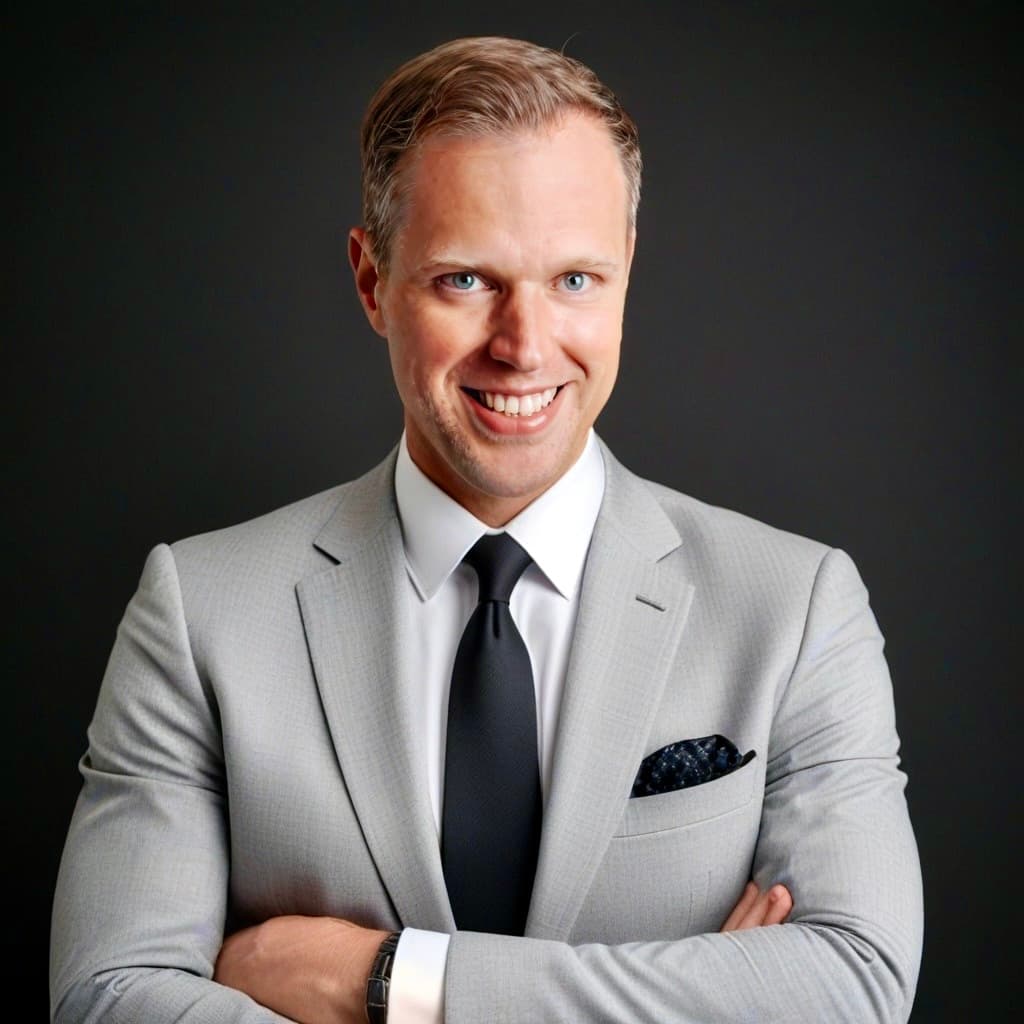 Dennis Tefett im Anzug - Executive Coach, Psychologe und Neurowissenschaftler aus Bottrop