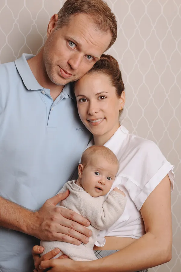 Dennis Tefett mit Familie